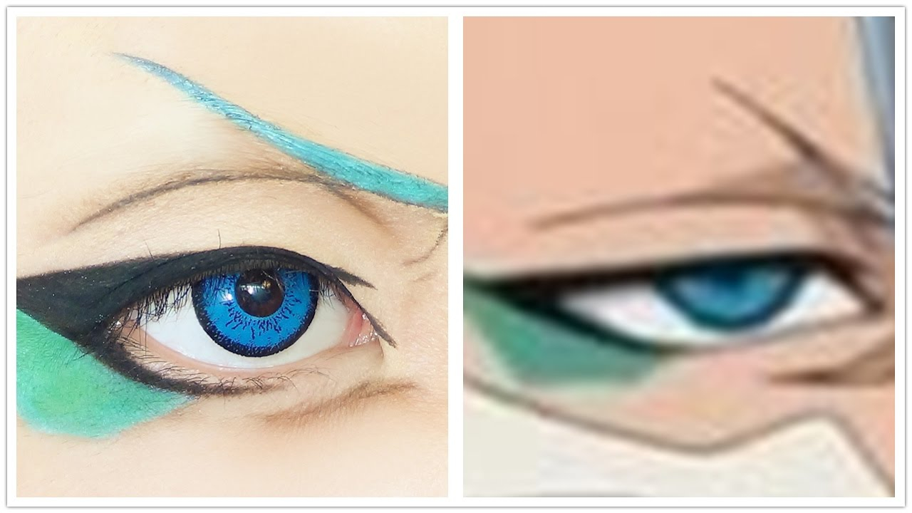 Anime Eye Makeup Grimmjow Jaegerjaquez Tutorial Anime Eye Makeup 240