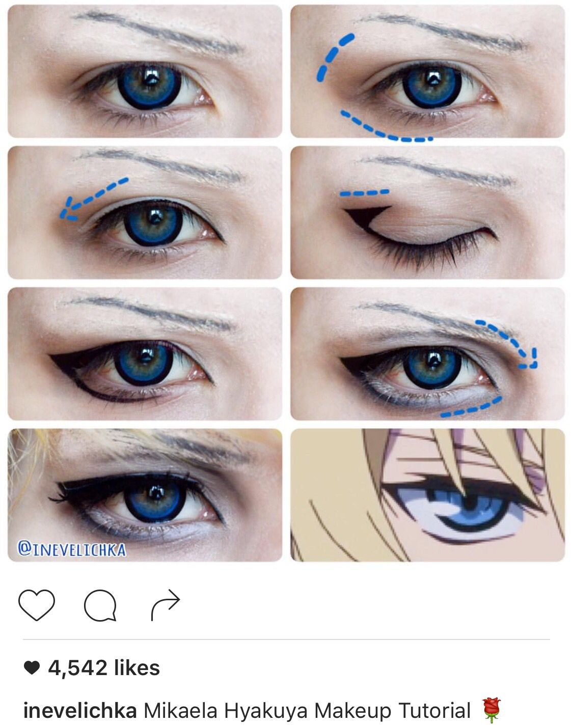 Anime Eye Makeup Mikaela Haykuya M Cosplay Make Up Cosplay Makeup Tutorial