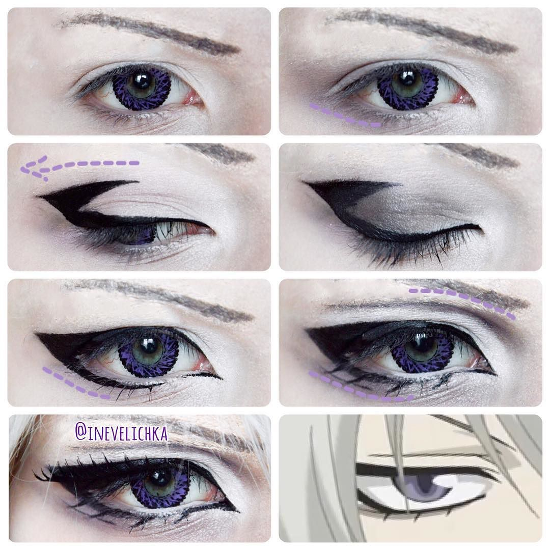 Anime Eye Makeup Tomoe Makeup Tutorial Lenses From Uniqso Requested