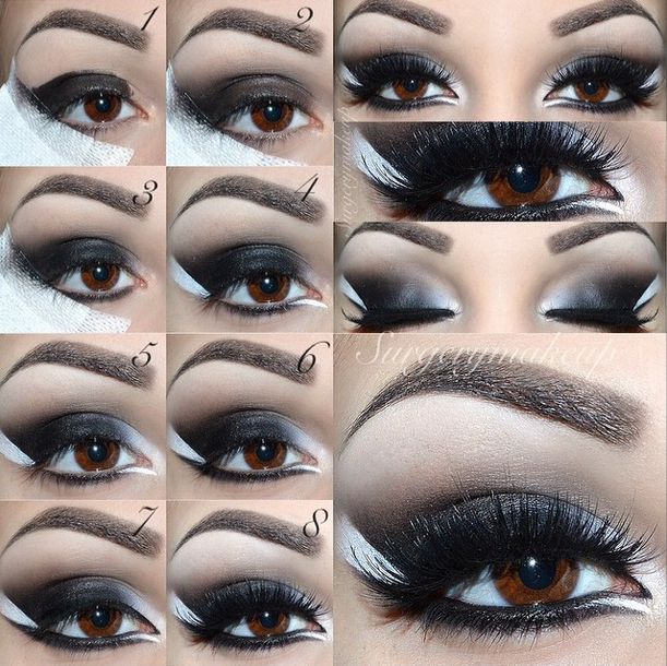 Arabic Smokey Eye Makeup Tutorial I Love Cute Makeup Part 3