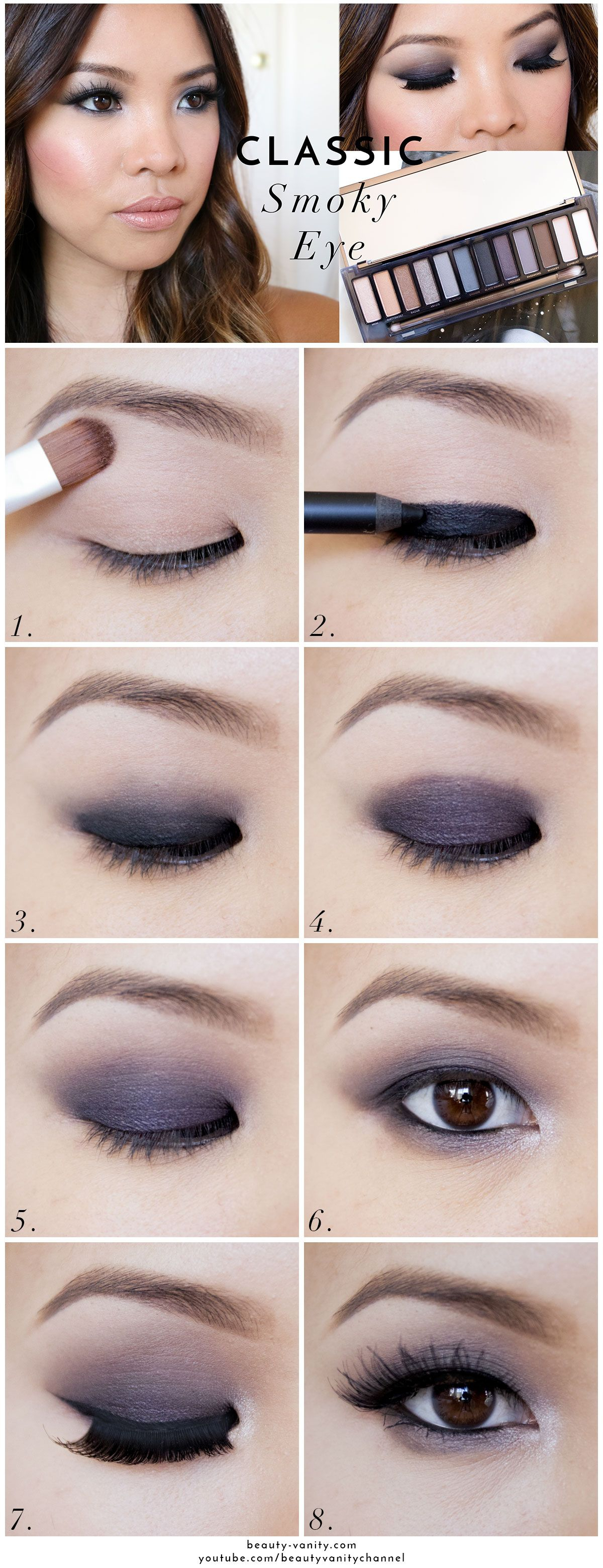 Asian Eyes Makeup The Beauty Vanity Classic Smoky Eye Makeup For Asian Eyes
