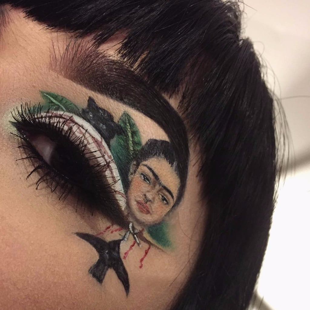 Ball Eye Makeup Frida Kahlo Eye Makeup Art Popsugar Latina