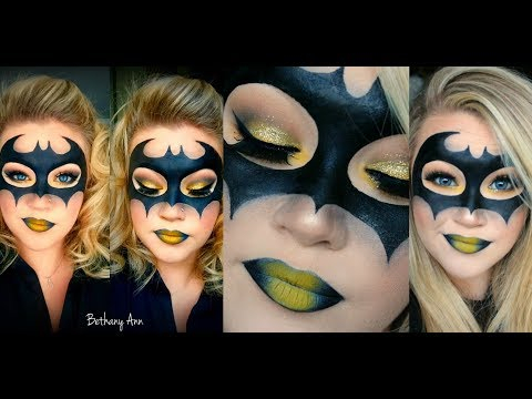 Batgirl Eye Makeup Ideas Batgirl Halloween Makeup Tutorial 2015 Audiomanialt