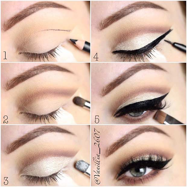 Beginner Eye Makeup 21 Easy Step Step Makeup Tutorials From Instagram Stayglam