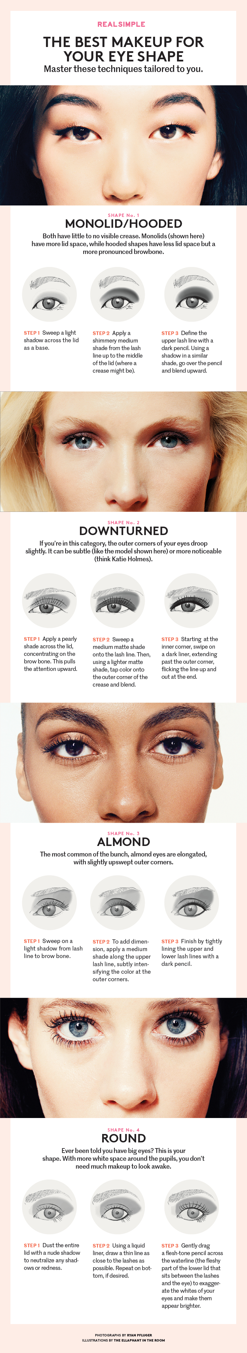 Best Makeup For Hooded Eyes Heres The Best Eye Makeup For Your Eye Shape Real Simple