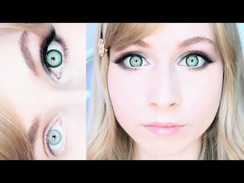 Big Eyes Makeup Tutorial Cute Makeup Tutorial Big Dolly Eyes Youtube