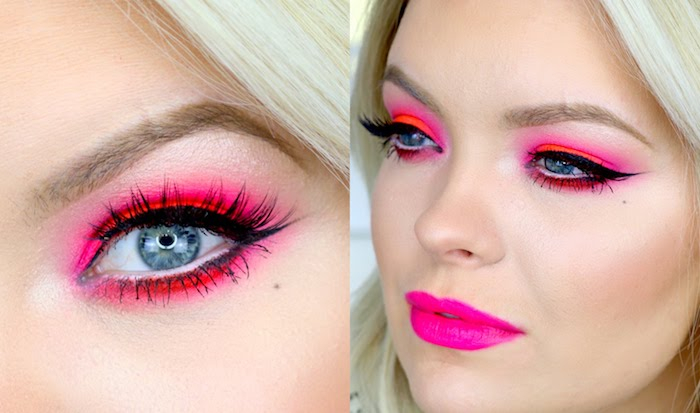 Black And Pink Eye Makeup 1001 Ideas For Beautiful Unique And Eye Catching Festival Makeup
