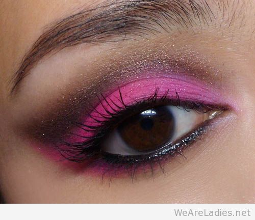 Black And Pink Eye Makeup Pink Eye Makeup For Green Brown And Blue Eyes