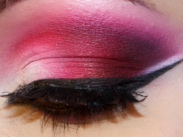 Black And Pink Eye Makeup Pink Eyeshadow Looks Sara Roulston Musely