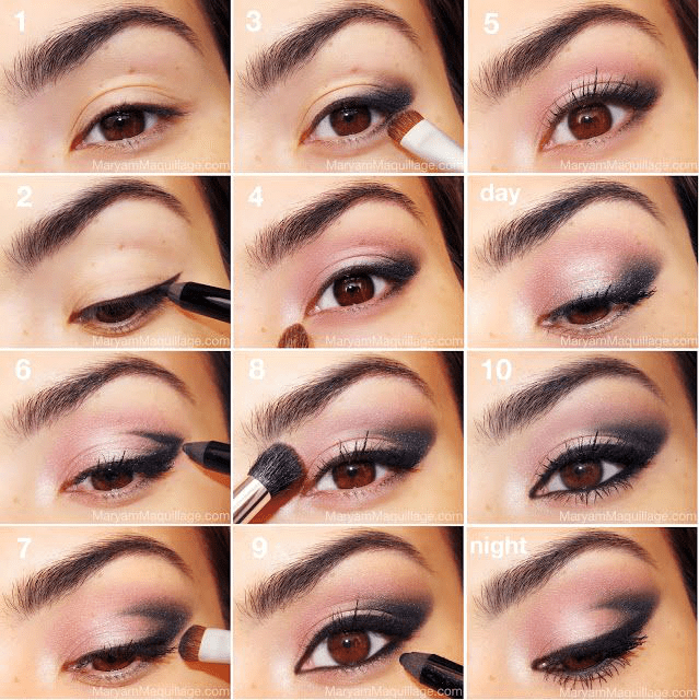 Black And Pink Eye Makeup Romantic Day Night Black And Pink Eye Makeup Beautiful Shoes