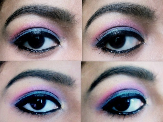 Black And Pink Eye Makeup Teal Green And Bright Pink Eye Makeup Tutorial Mabh Blog