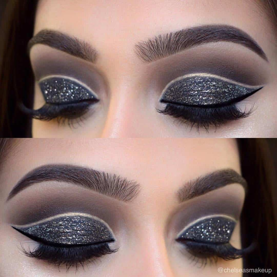 Black And Silver Eye Makeup 26 Cut Crease Makeup To Make Your Eyes Really Pop Ritely