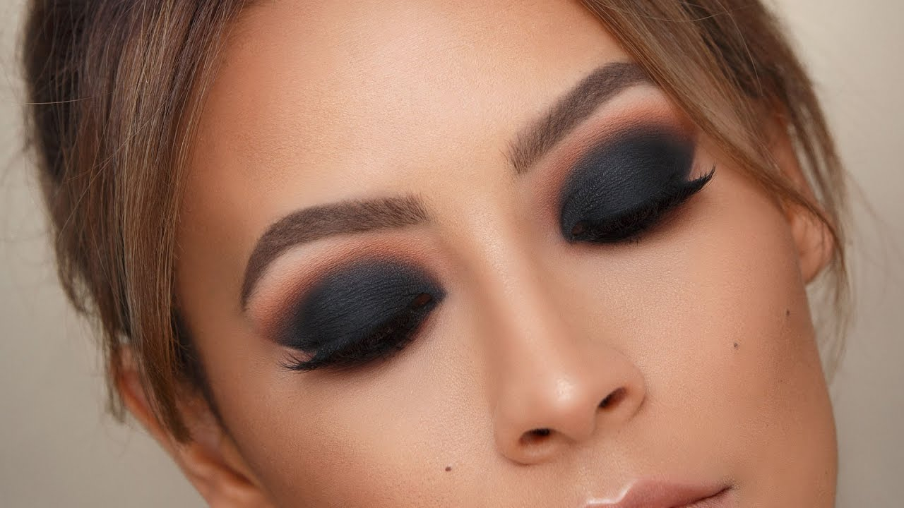 Black Smokey Eye Makeup Black Smokey Eye Best Tips For Blending Desi Perkins Youtube