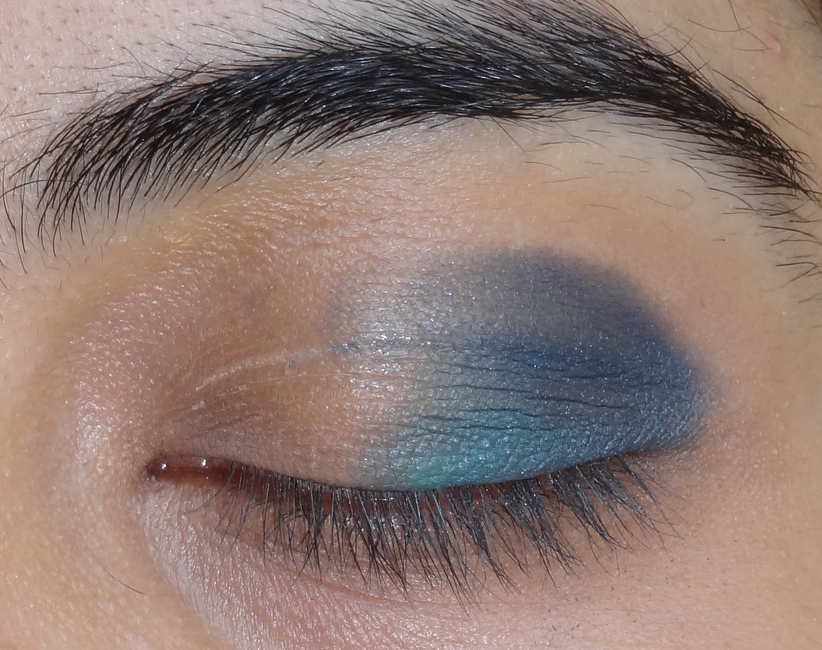 Blue And Gold Eye Makeup Festive Gold And Blue Eyeshadow Tutorial Peachesandblush