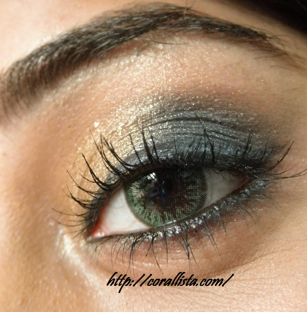 Blue And Gold Eye Makeup Gold And Blue Festive Eye Makeup Step Step Tutorial Corallista