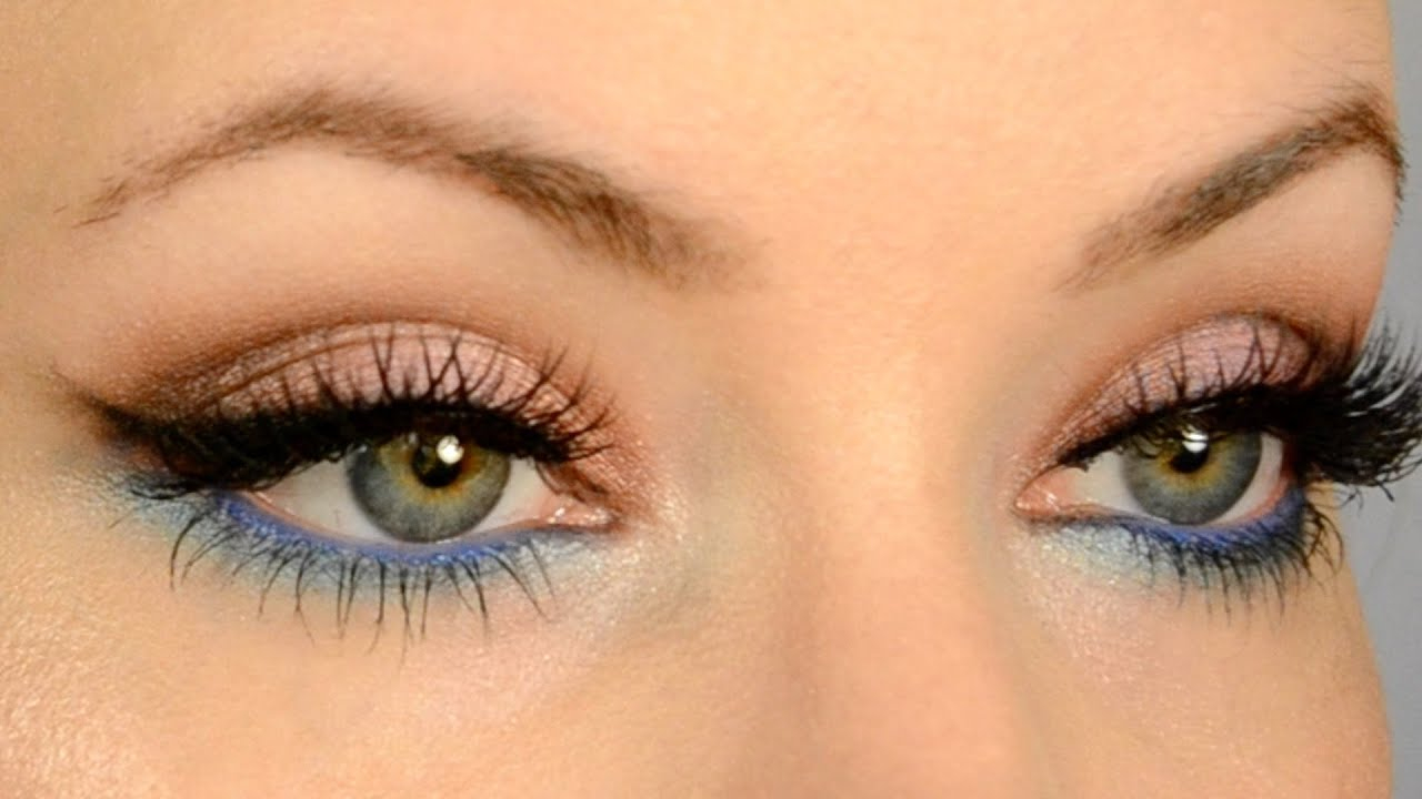 Blue And Gold Eye Makeup Make Your Eye Color Pop For Gold And Blue Eyes Makeup Tutorial