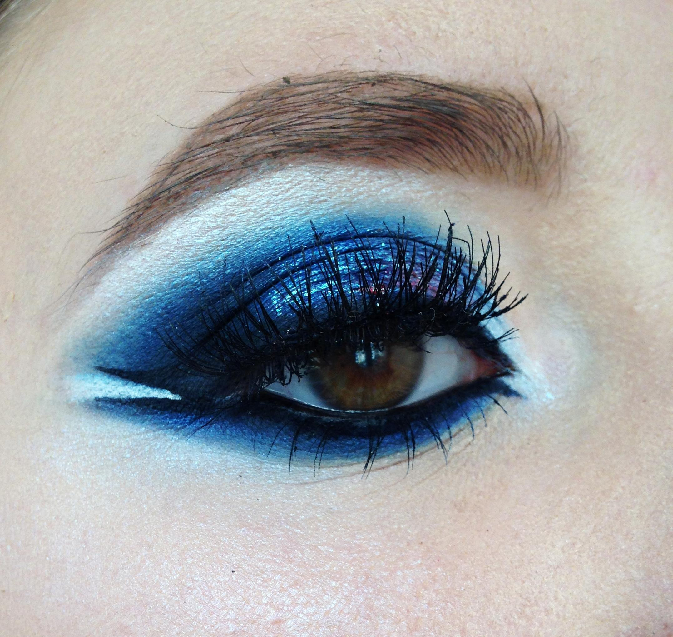Blue Arabic Eye Makeup Arabic Blue Makeup What Do You Think Makeupaddiction