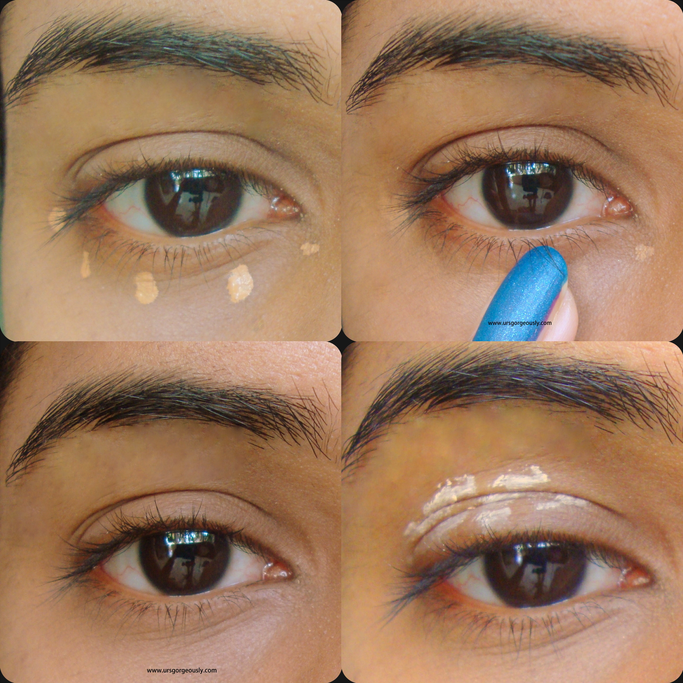 Blue Arabic Eye Makeup Arabic Style Eye Makeup Tutorial Ursgorgeously