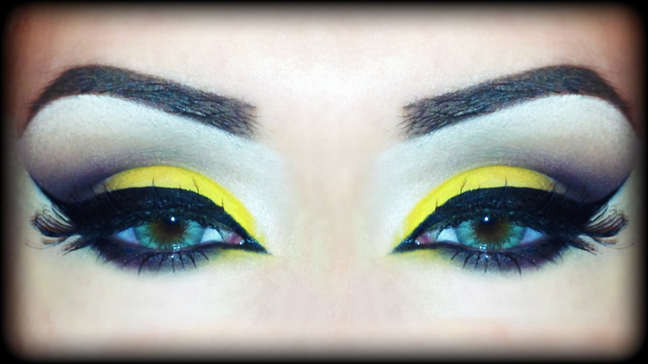 Blue Arabic Eye Makeup Yellow Brown Fall Arabic Makeup Tutorial Inspired Melissa