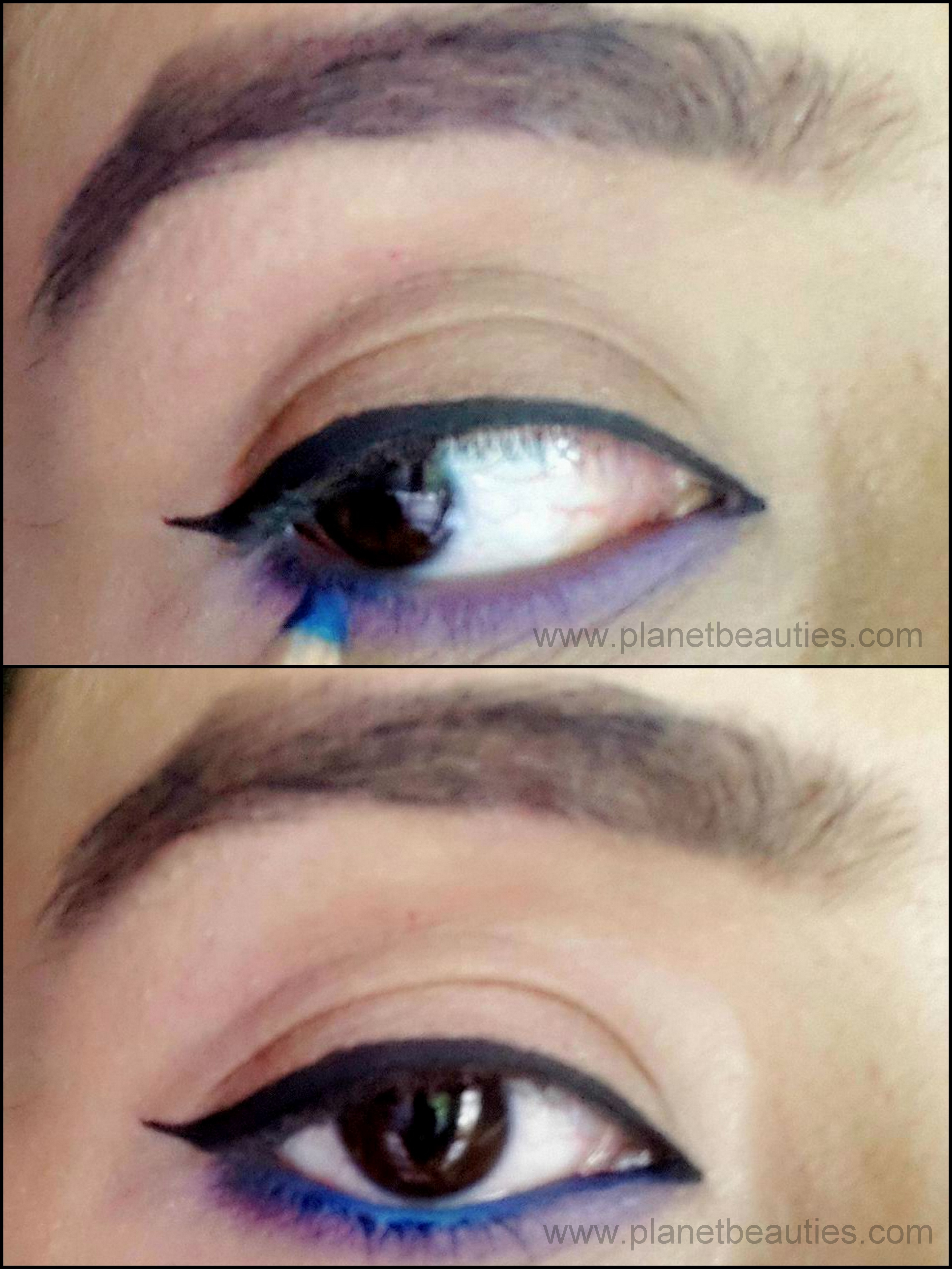 Blue Cat Eye Makeup Eye Makeup Tutorial Cat Eye With A Pop Of Blue Planet Beauties