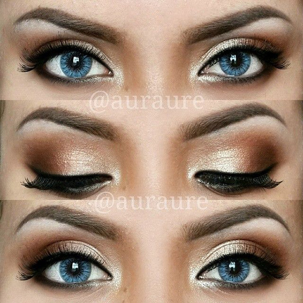 Blue Eyes Eye Makeup The Best Makeup For Your Eye Color Glam Gowns Blog