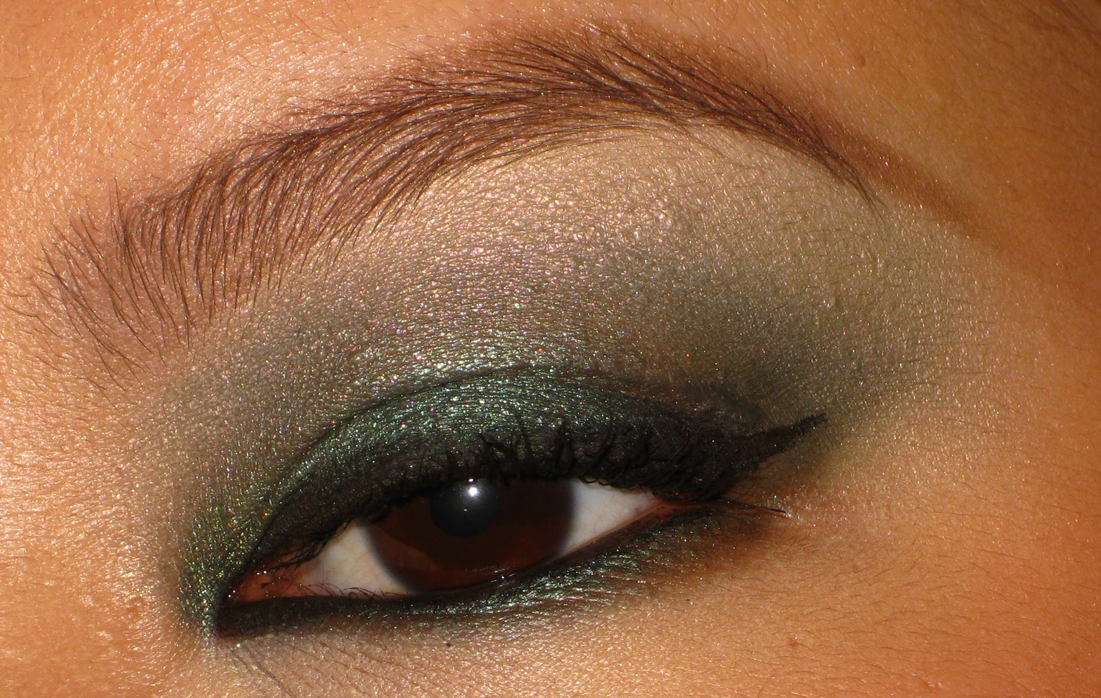 Bottle Green Eye Makeup Look Mac Pro Bottle Green Eyeshadow Cosmephile