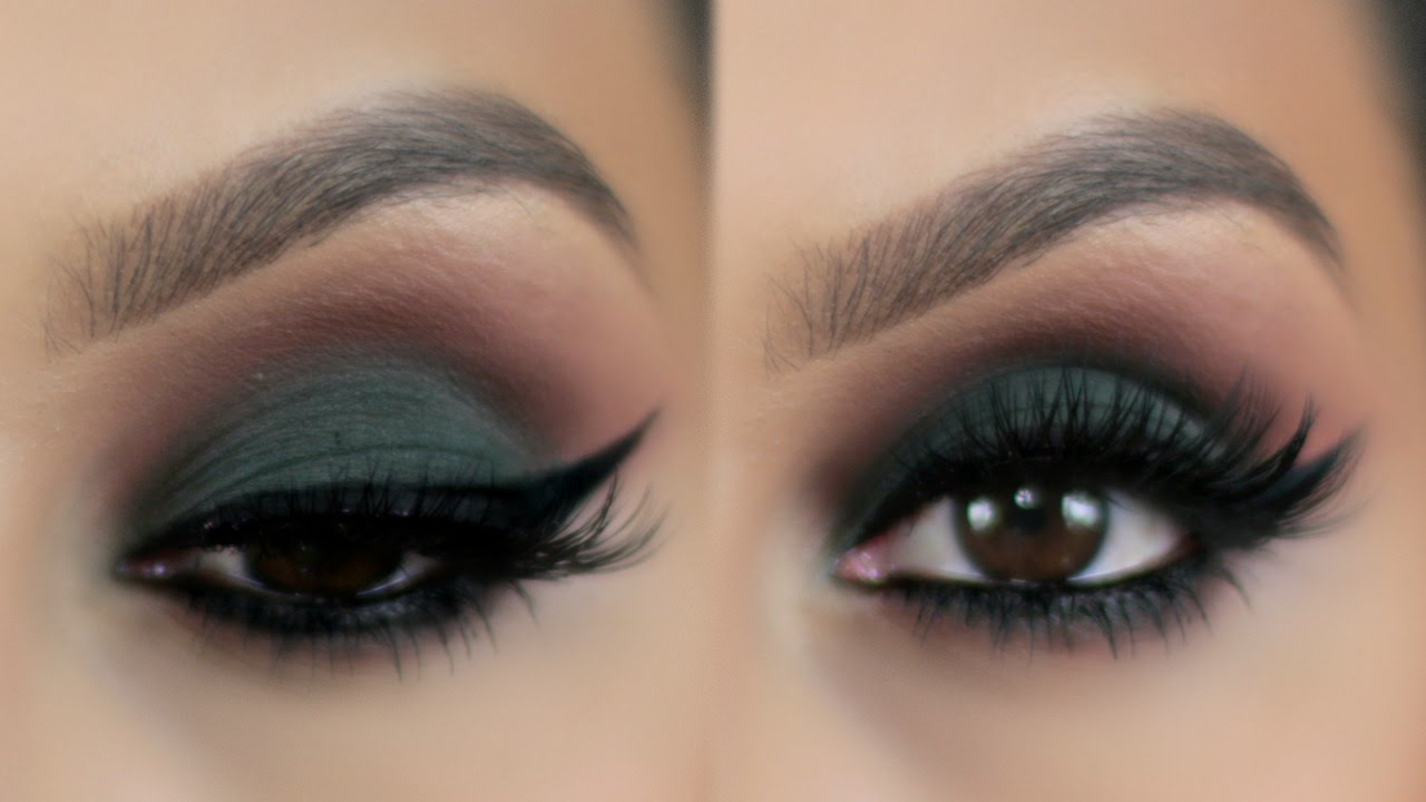 Bottle Green Eye Makeup Olive Green Smokey Eye Makeup Tutorial Beautyybird Youtube