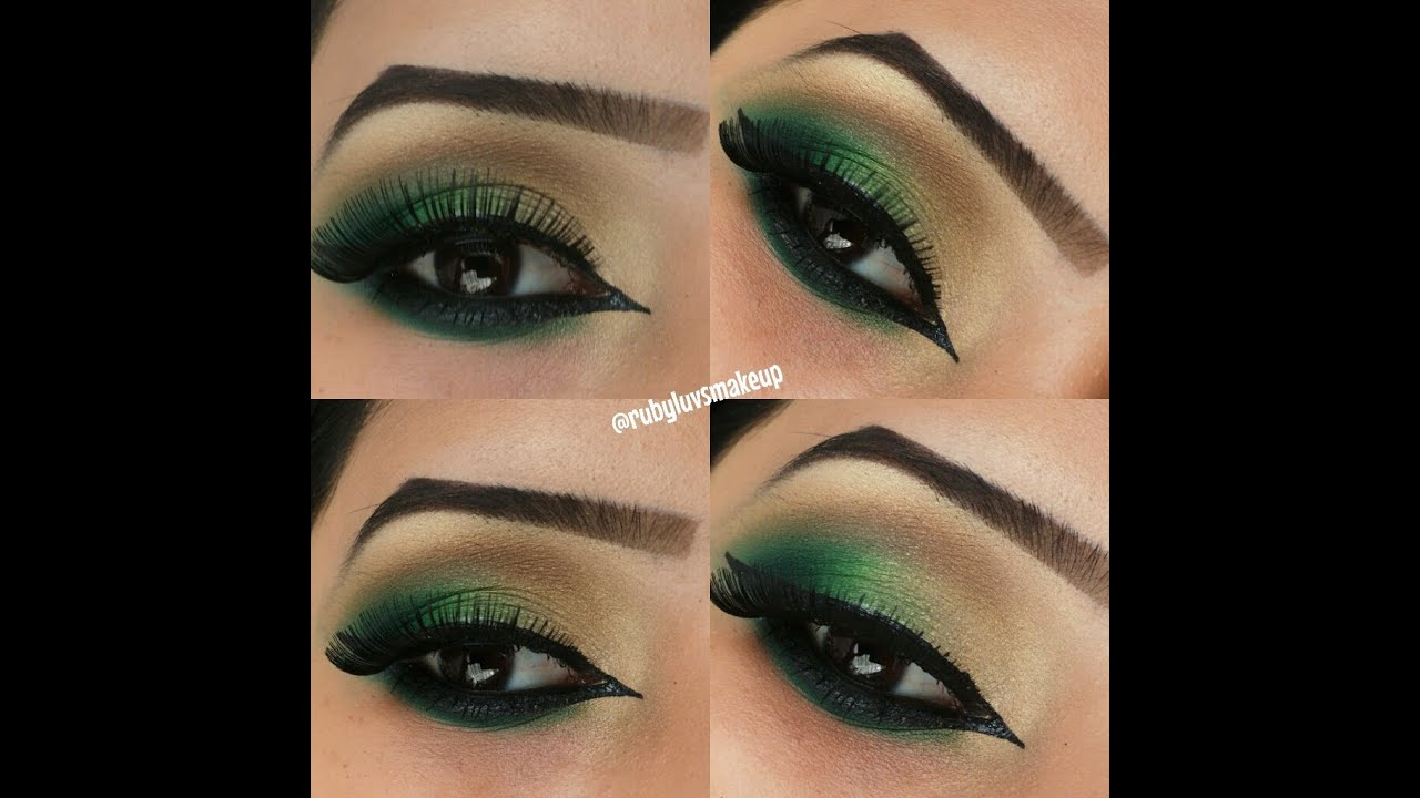 Bottle Green Eye Makeup Traditional Indianpakistani Bridal Smokey Eye Mehendi Makeup Up