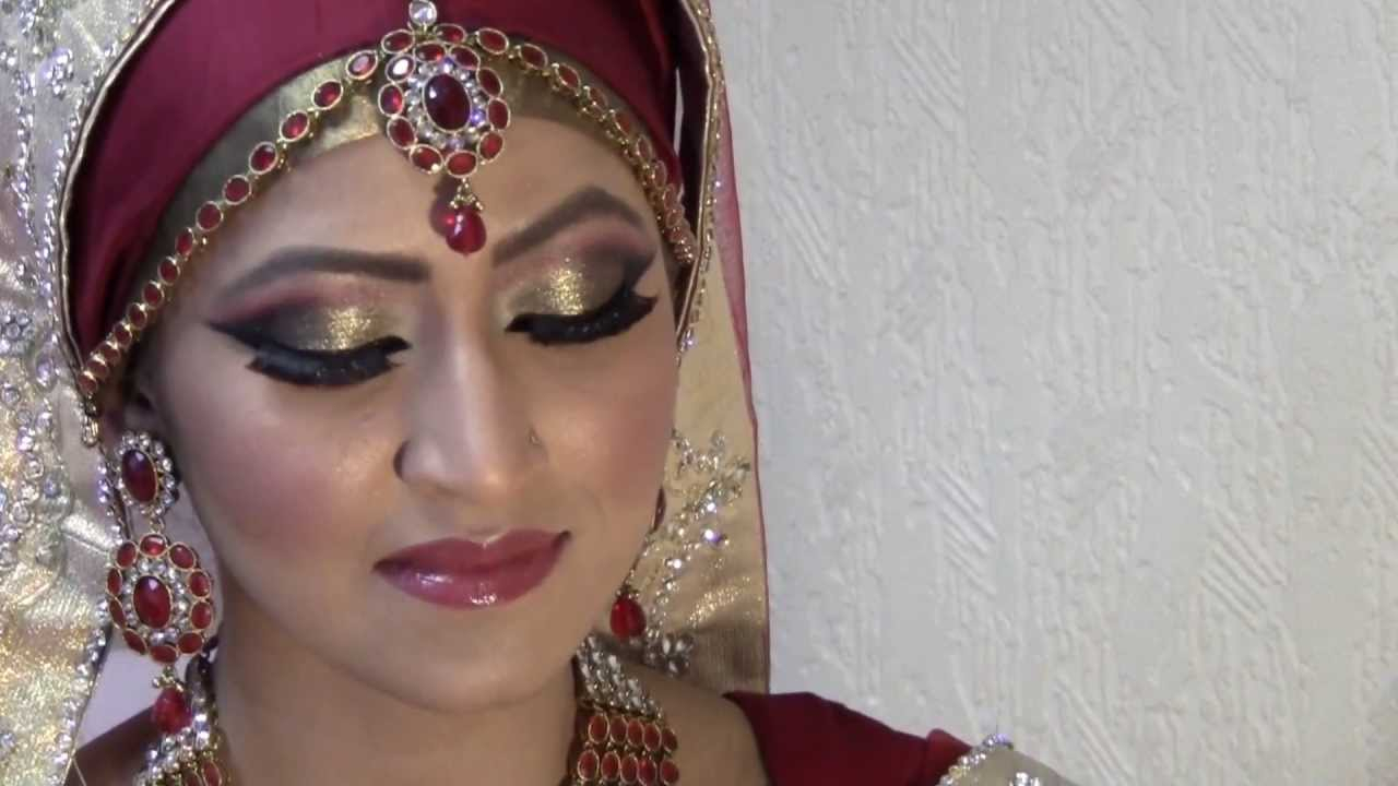 Bridal Eye Makeup Hijabi Bride Make Up For Small Eyes Youtube