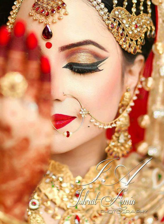 Bridal Red Eye Makeup Beautiful Bridal Makeup 2018 For Wedding Nikah Engagement