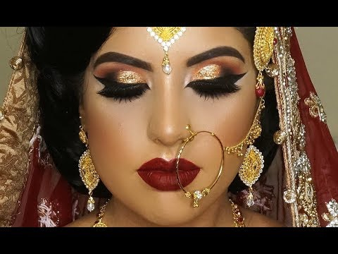 Bridal Red Eye Makeup Real Bride Asian Bridal Traditional Makeup Dramatic Bold Winged