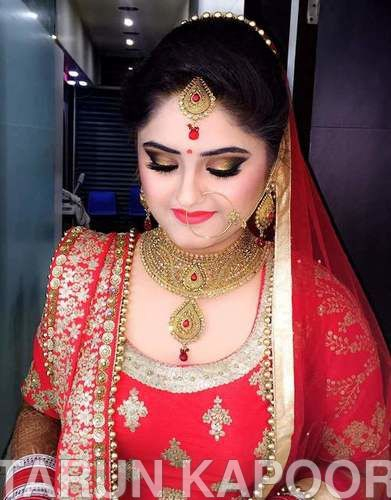 Bridal Red Eye Makeup Smokey Eyes Makeup Tarun Kapoor Noormahal Crossing National