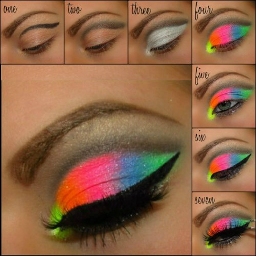 Bright Color Eye Makeup 5 Myo Ultra Bright Remix Shimmer Color Set Eyeshadow Pigment Mica