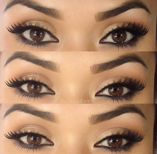 Brown Eye Makeup For Brown Eyes Pretty Brown Eye Makeup Shared Kittiya On We Heart It