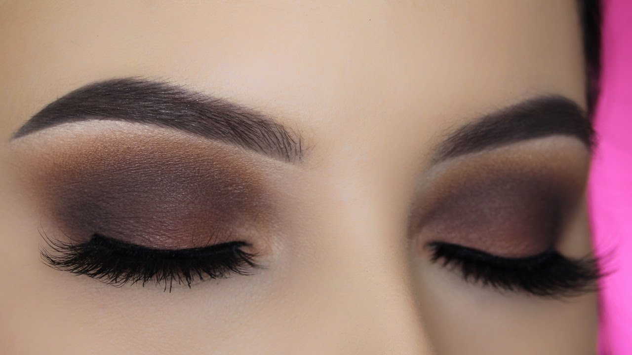 Brown Eye Makeup Smoked Out Brown Eye Makeup Tutorial Youtube