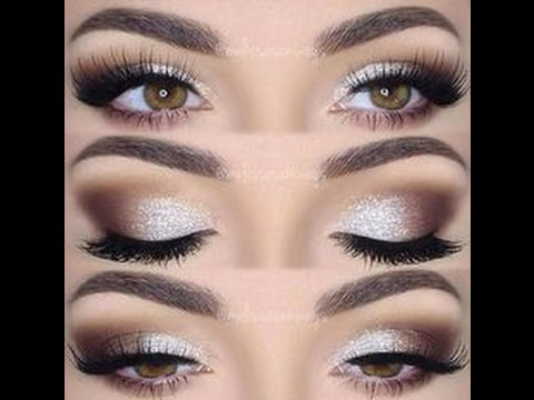 Brown Eyed Makeup Silver Brown Warm Soft Cut Crease Smokey Eye Makeup Tutorial Youtube