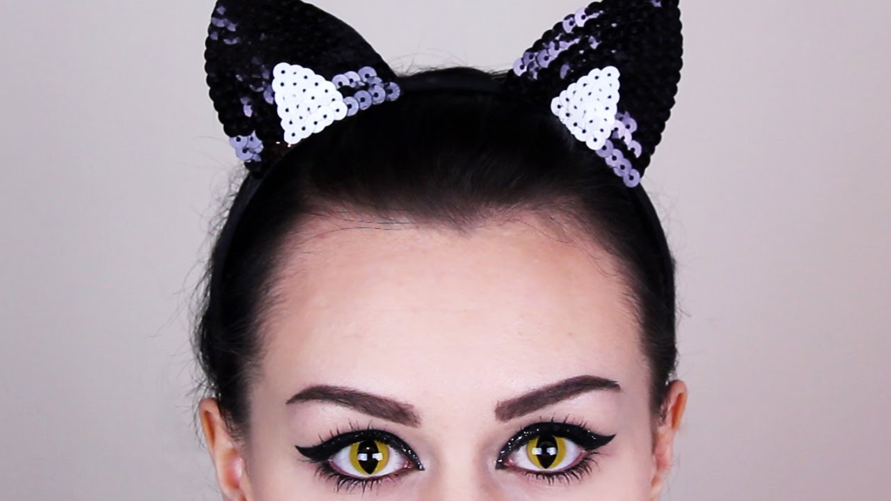 Cat Eye Makeup For Halloween Cat Eye Makeup Tutorial Cat Makeup For Halloween Youtube