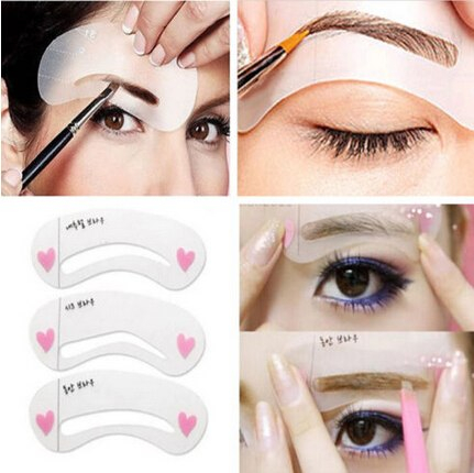Cat Eye Prom Makeup 3 In 1 Models Template Eyeliner Card Cat Eye Stencils Eyeline