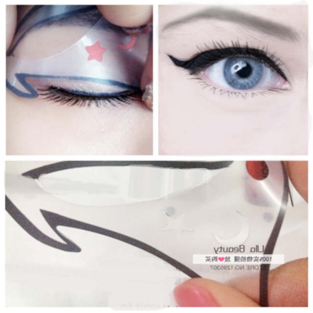 Cat Eye Prom Makeup Online Shop 1pack Cat Eye Stencils Eyeliner Stencil For Prom Queen