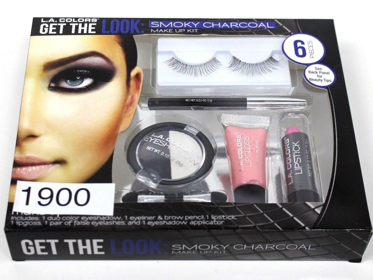 Charcoal Eye Makeup La Colors Make Up Kit Smoky Charcoal Ebay