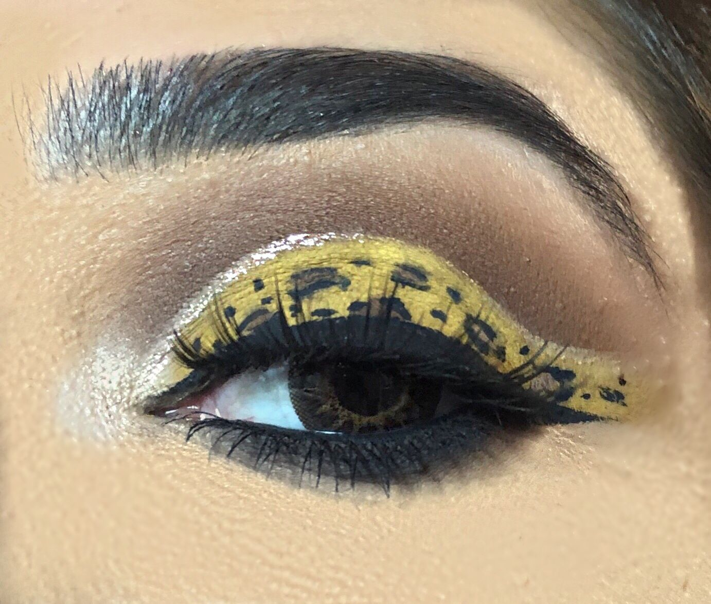 Cheetah Eye Makeup Cheetah Print Eye Makeup Look My Pages Eye Makeup