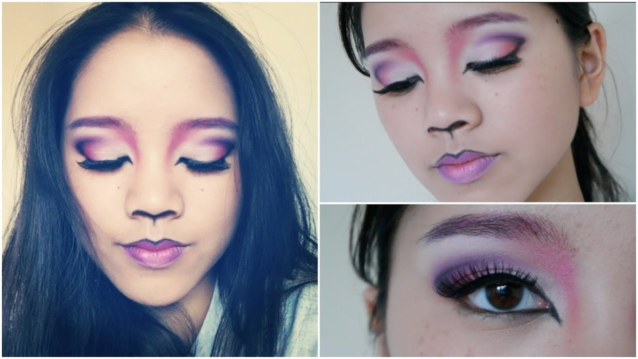 Cheshire Cat Eye Makeup Halloween Tutorial Cheshire Cat Inspired Makeup Drugstore Youtube