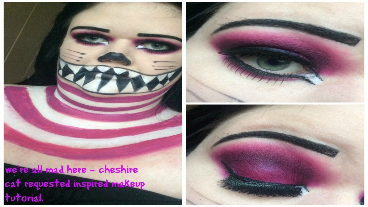Cheshire Cat Eye Makeup Were All Mad Here Cheshire Cat Requested Inspired Halloween