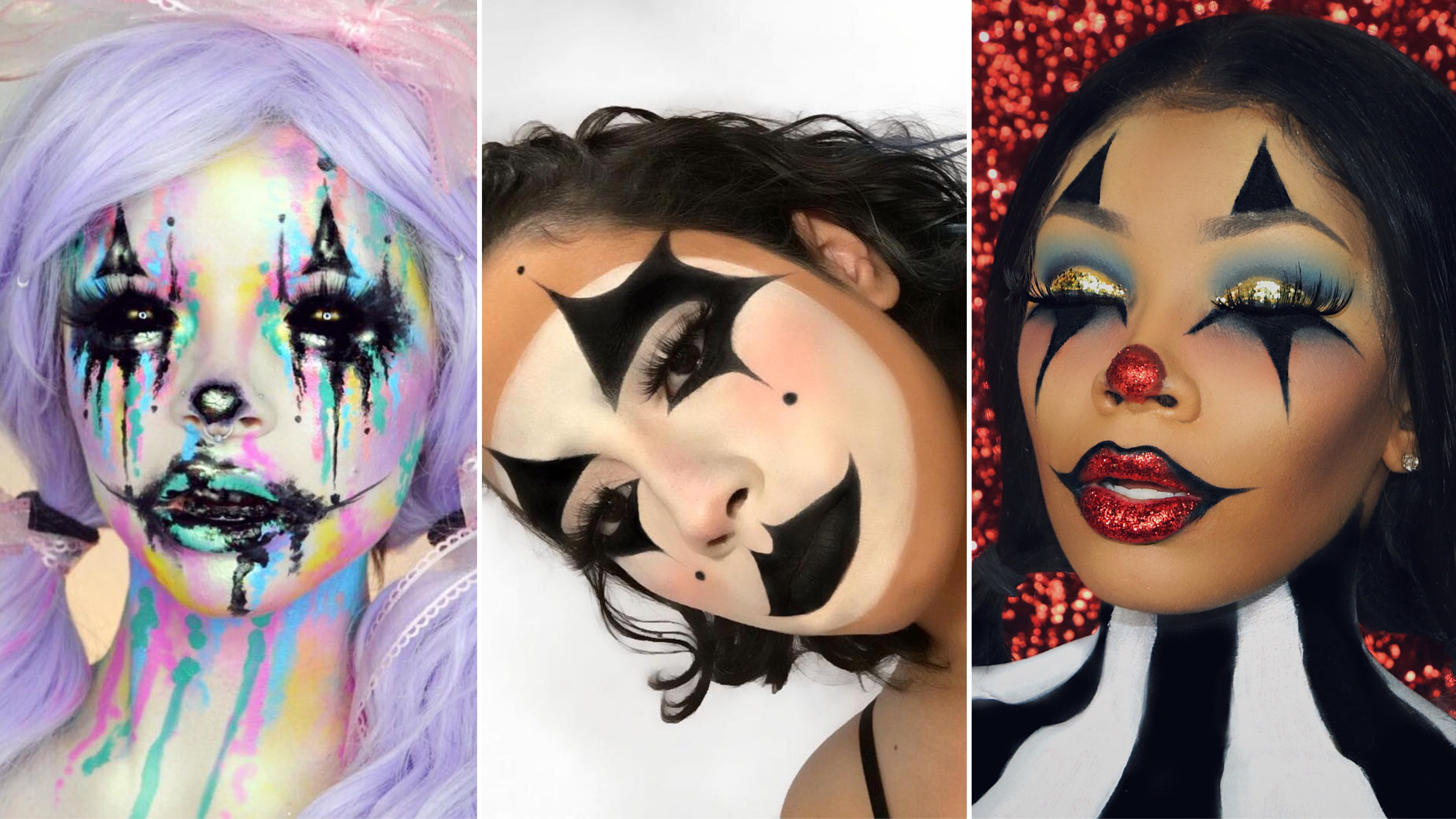 Clown Eye Makeup 9 Clown Makeup Ideas For Halloween 2017 That Arent Pennywise Allure