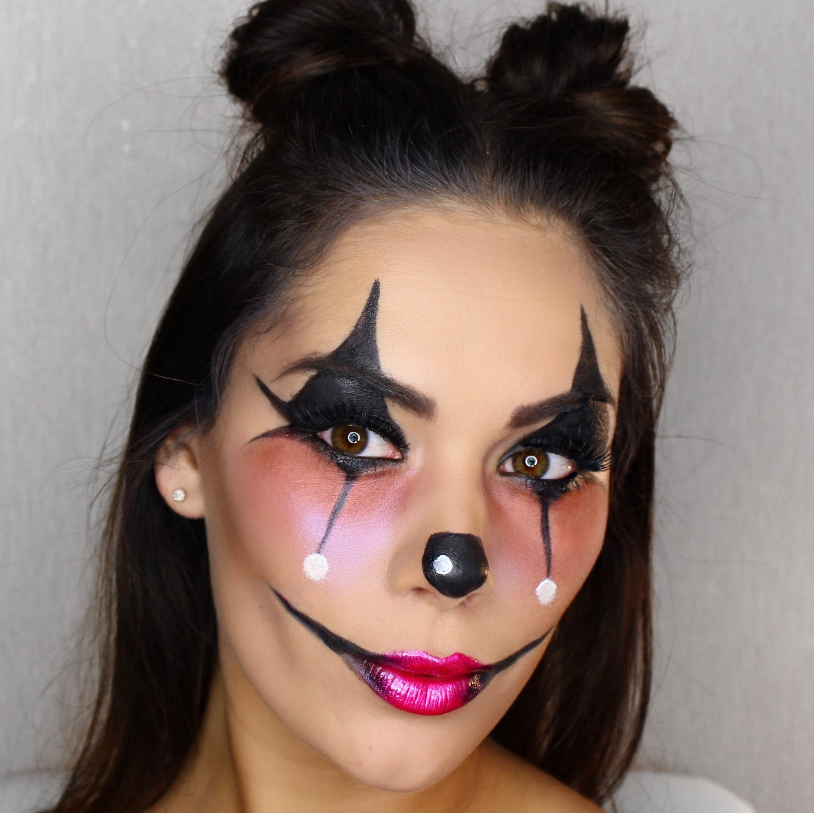 Clown Eye Makeup Cute Clown Halloween Makeup Look Daisie Smith