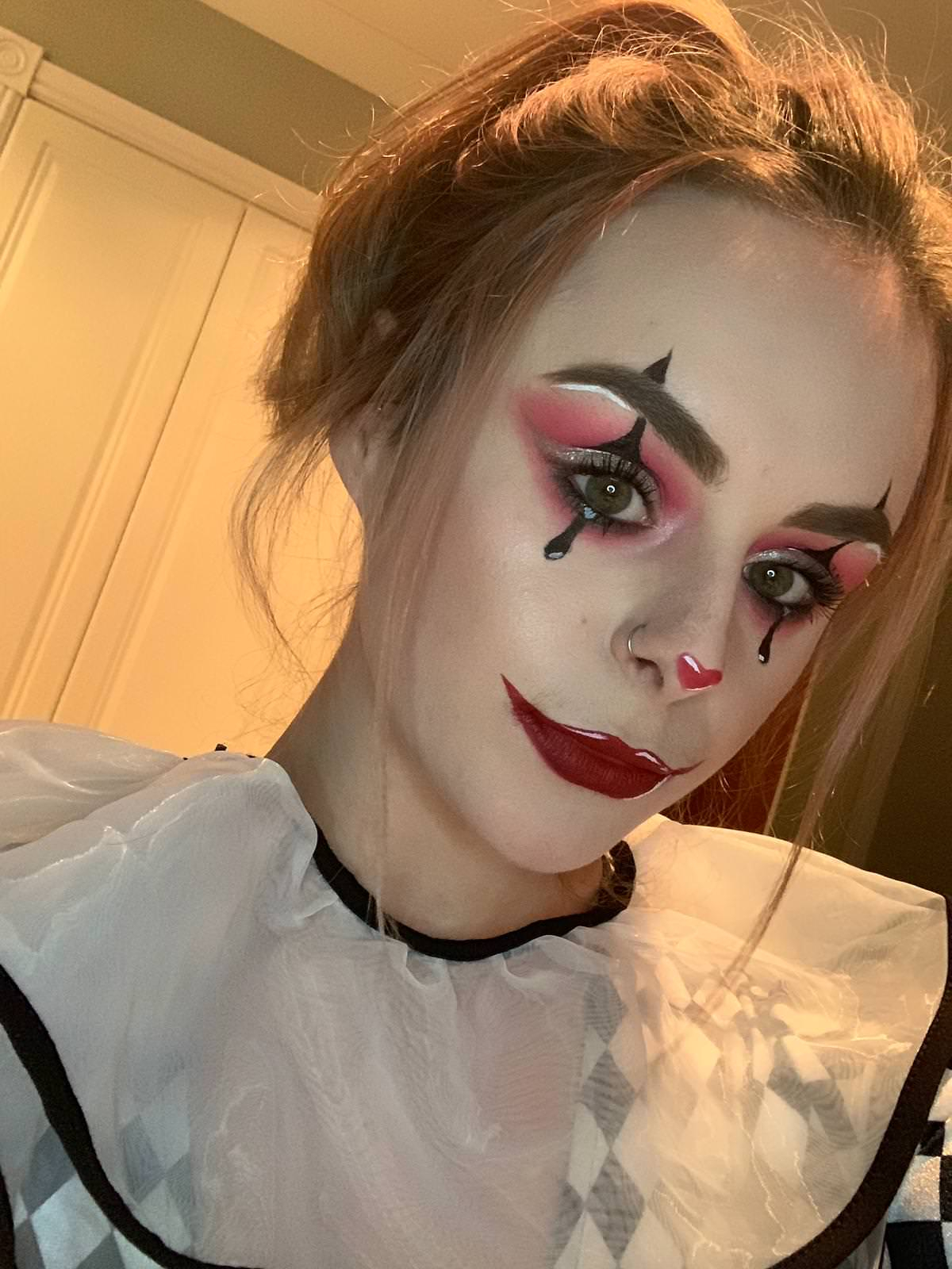  Clown  Eye Makeup  Glam  Jesterclown Halloween  Makeup  
