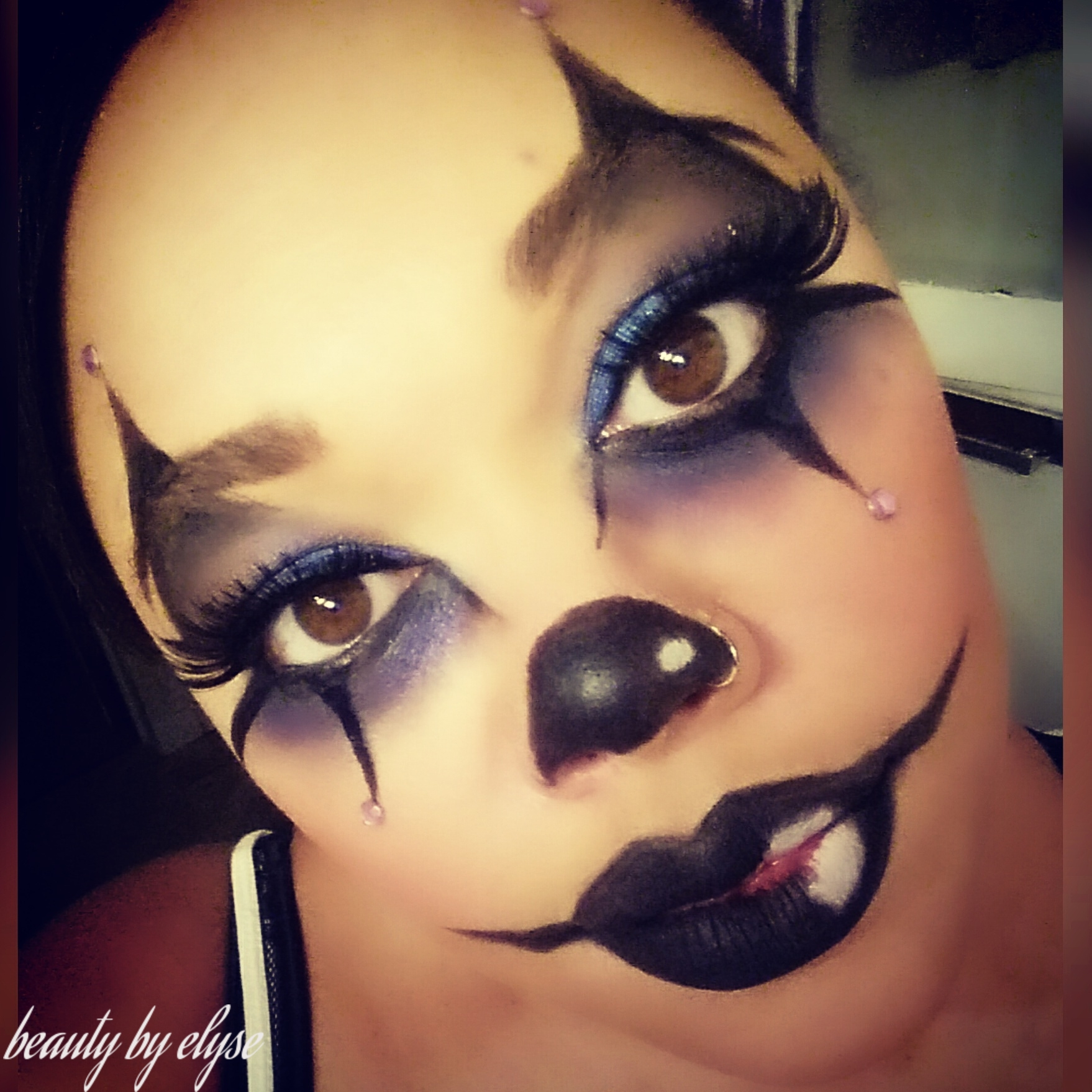 Clown Eye Makeup Halloween Clown Makeup Beauty Elyse