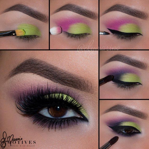 Colorful Makeup For Brown Eyes 10 Most Flattering Colorful Eye Makeup For Brown Eyes