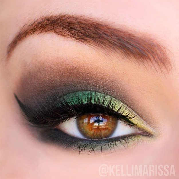 Colorful Makeup For Brown Eyes 9 Fun Colorful Eyeshadow Tutorials For Makeup Lovers