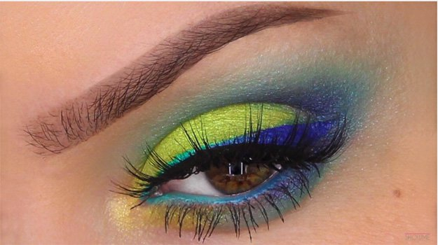 Colorful Makeup For Brown Eyes 9 Fun Colorful Eyeshadow Tutorials For Makeup Lovers